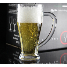 New arrivel Good quality 0.5L glass beer stein with logo for sale